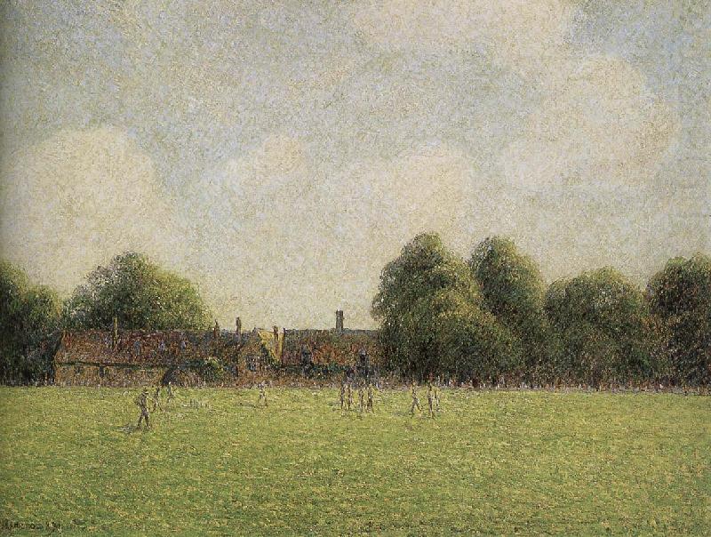 grass, Camille Pissarro